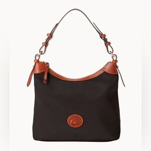 Dooney & Bourke Nylon Large Erica Shoulder Bag Black/Brown